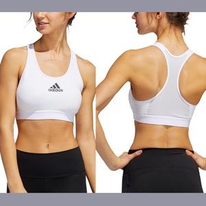 NWD Adidas [ Small ] Don't Rest‎ Alphaskin Racerback Sports Bra White